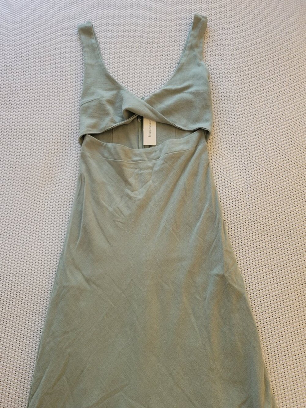 Francesca's Cut-out Twist Bodice Dress